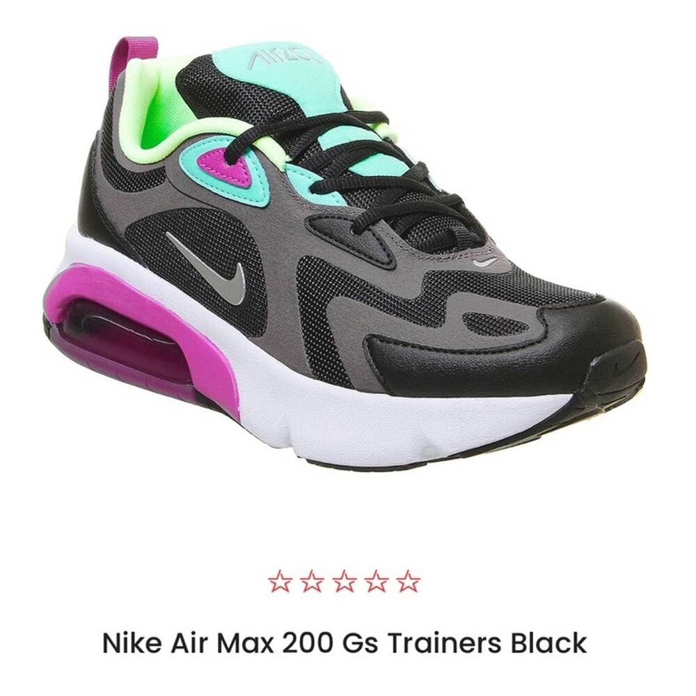 NIKE AIR MAX 200 SNEAKERS SIZE 4.5 YOUTH, WOMEN'S 6.5/7